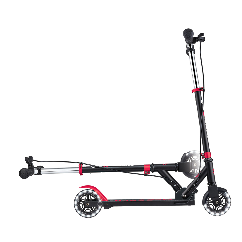 Самокат Globber Flow Element Junior Lights LED,, чорно-червоний (729-102) - изображение 9