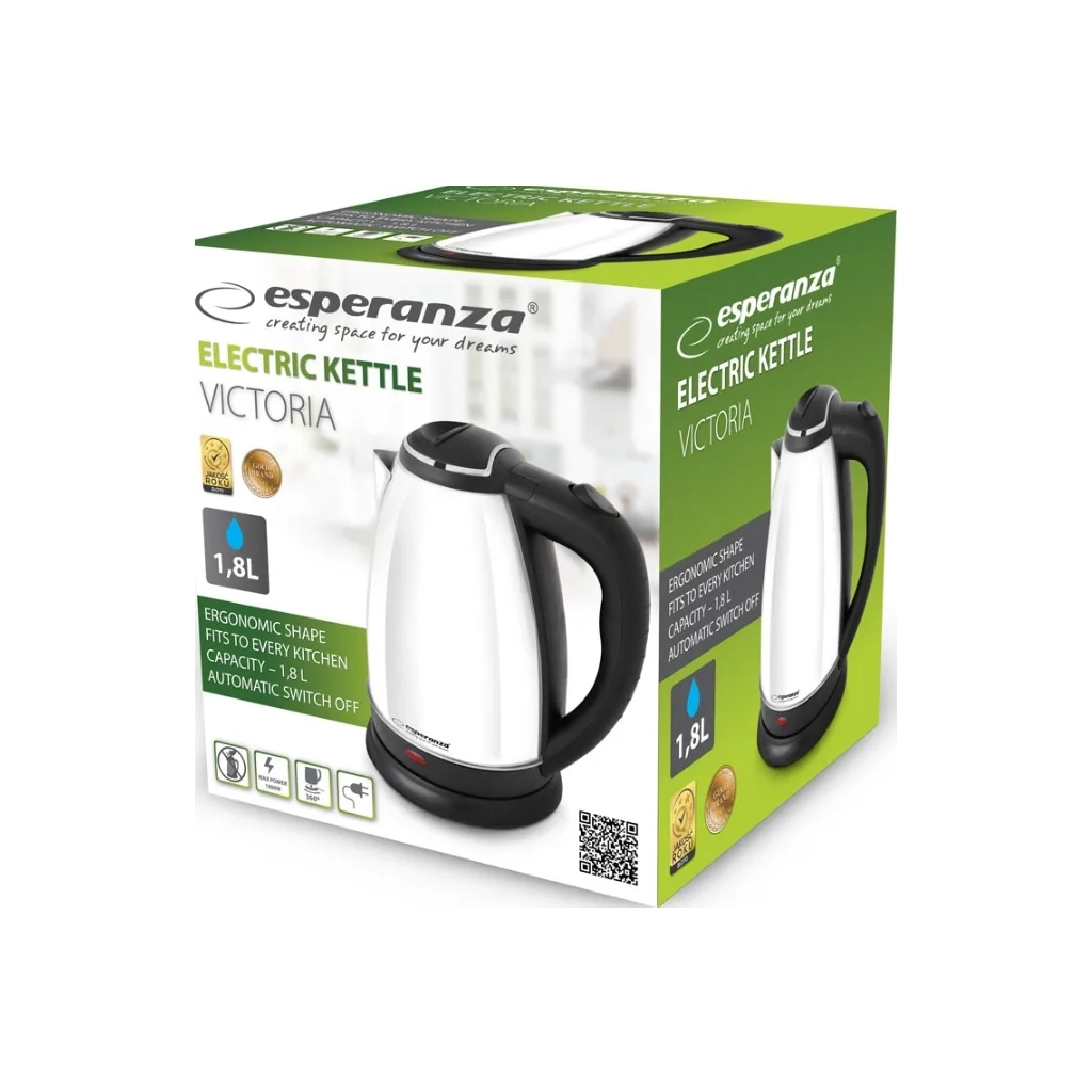 Електрочайник Esperanza EKK113W - зображення 8