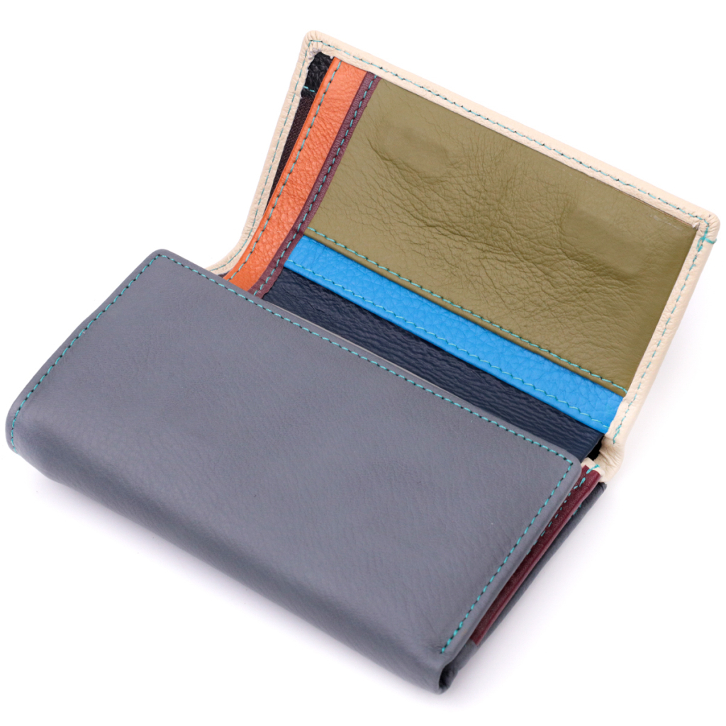 Гаманець ST Leather Шкіряний Різнокольоровий (19446) - зображення 5