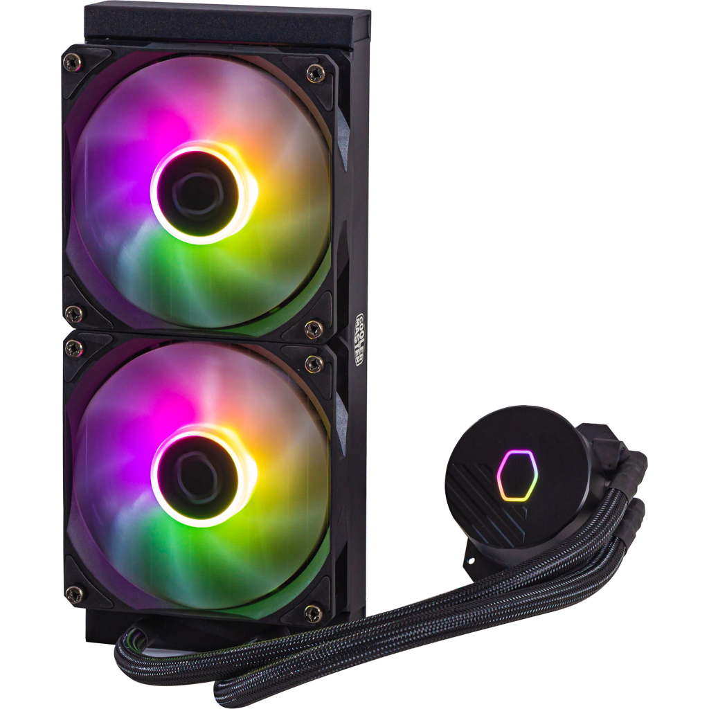 Система рідинного охолодження CoolerMaster MasterLiquid 240L Core ARGB (MLW-D24M-A18PZ-R1) - зображення 4
