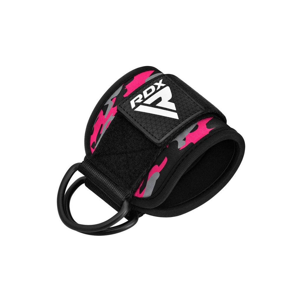 Манжета для тяги RDX A4 Gym Ankle Pro Camo Pink-pair (WAN-A4CP-P) - изображение 4