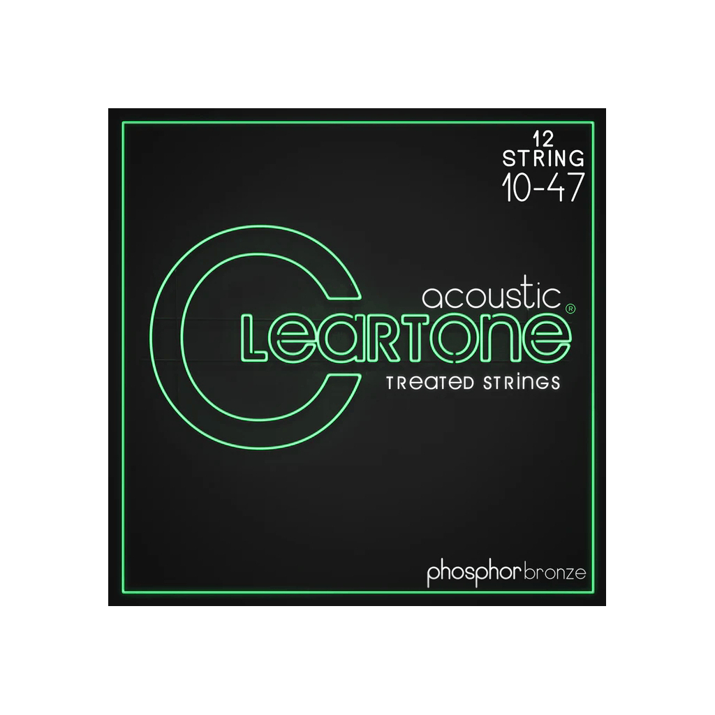 Струни для гітари Cleartone Acoustic Phosphor Bronze 12-String Ultra Light (10-47) (7410-12) - зображення 1
