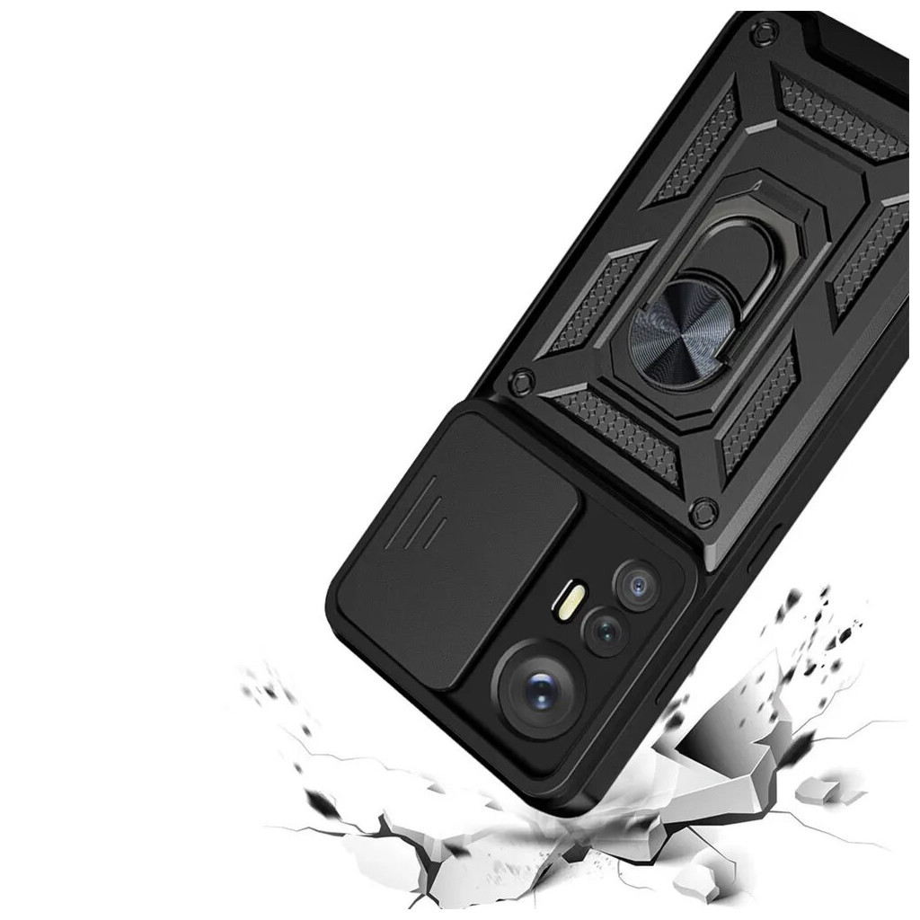 Чохол до мобільного телефона BeCover Military Xiaomi 12 5G Black (710019) - зображення 4