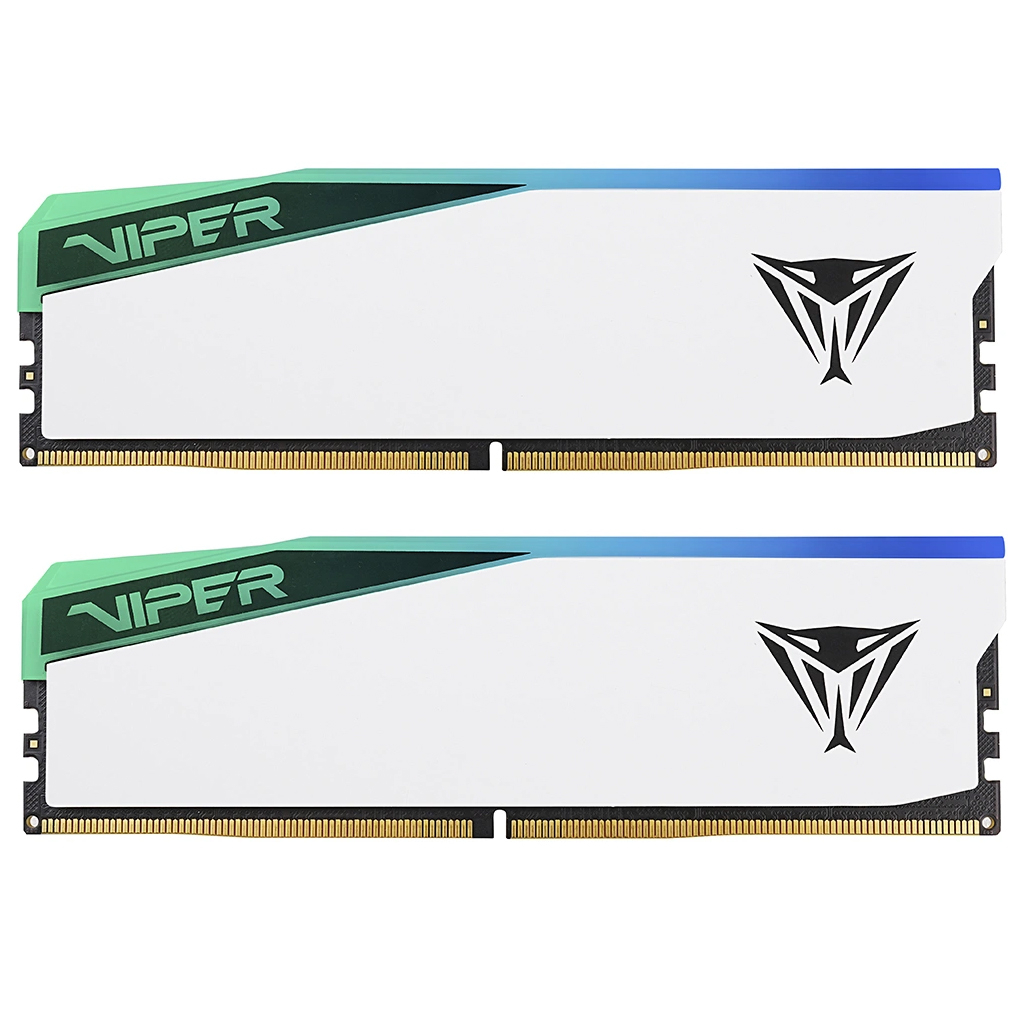 Модуль пам'яті для комп'ютера DDR5 64GB (2x32GB) 6200 MHz Viper Elite 5 RGB Patriot (PVER564G62C42KW) - зображення 1