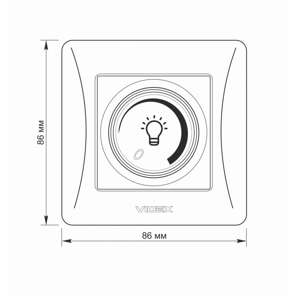 Світлорегулятор Videx BINERA LED 200Вт (VF-BNDML200-W) - изображение 6