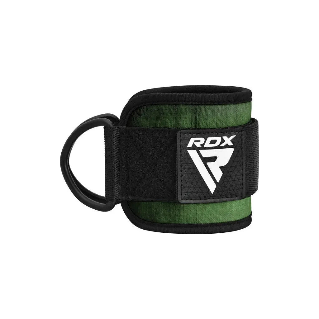 Манжета для тяги RDX A4 Gym Ankle Pro Army Green Pair (WAN-A4AG-P) - изображение 2