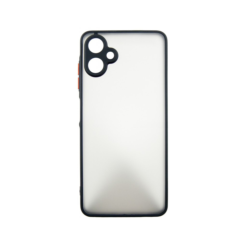 Чохол до мобільного телефона Dengos Kit Samsung Galaxy A06 case Matte + glass (Black) (DG-KM-126) - зображення 2