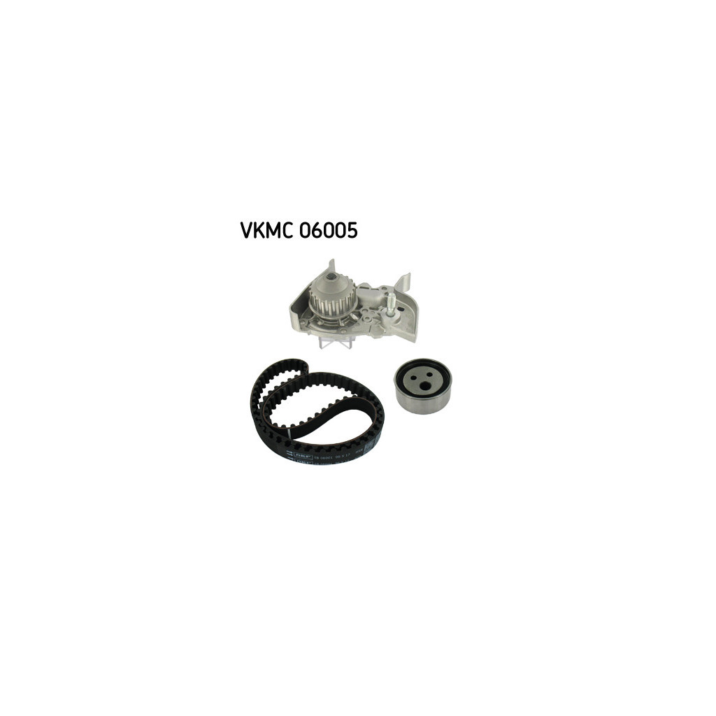 Комплект ременя ГРМ з помпой SKF VKMC 06005 - зображення 1