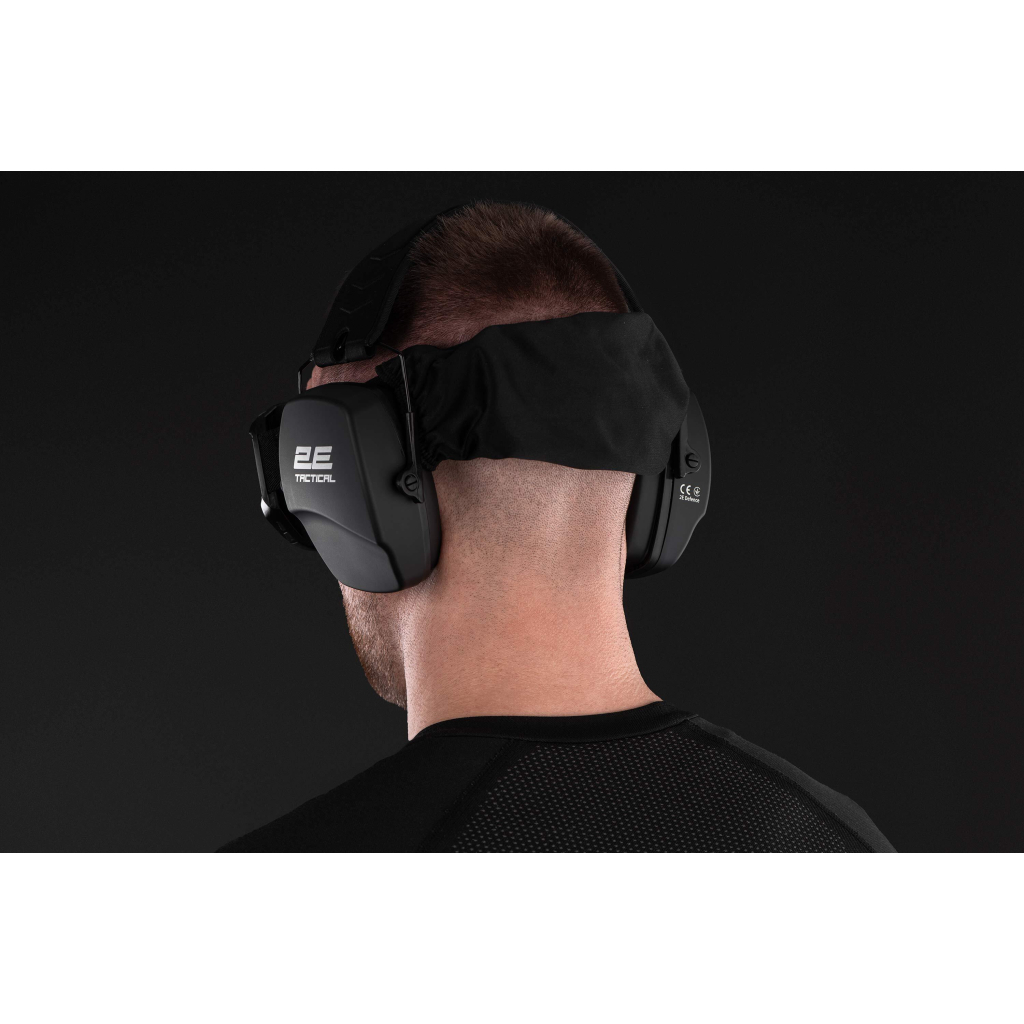 Навушники для стрільби 2E Defence NRR 25 dB пасивні Black (2E-TPE016BK) - изображение 6