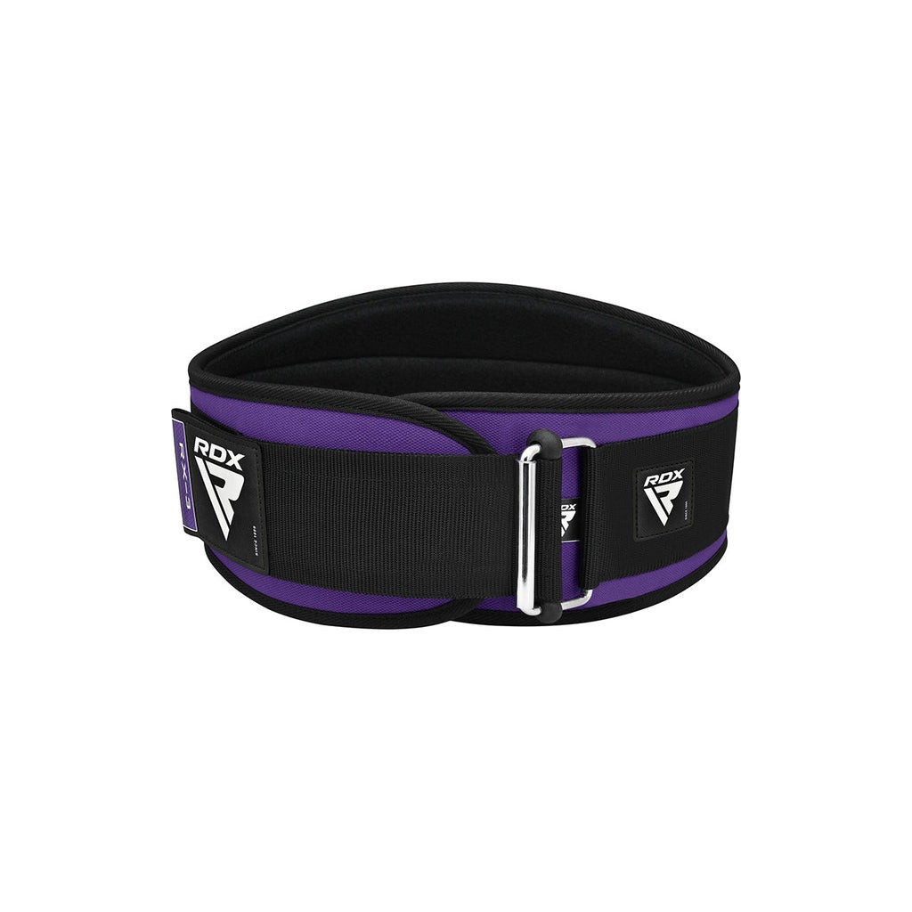 Атлетичний пояс RDX RX3 EVA Curve неопреновий Purpel S (WBE-RX3PR-S) - изображение 3