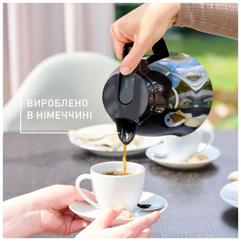 Термос Tefal Mambo, 1.5л, пластик, чорний (K3037212) - зображення 8