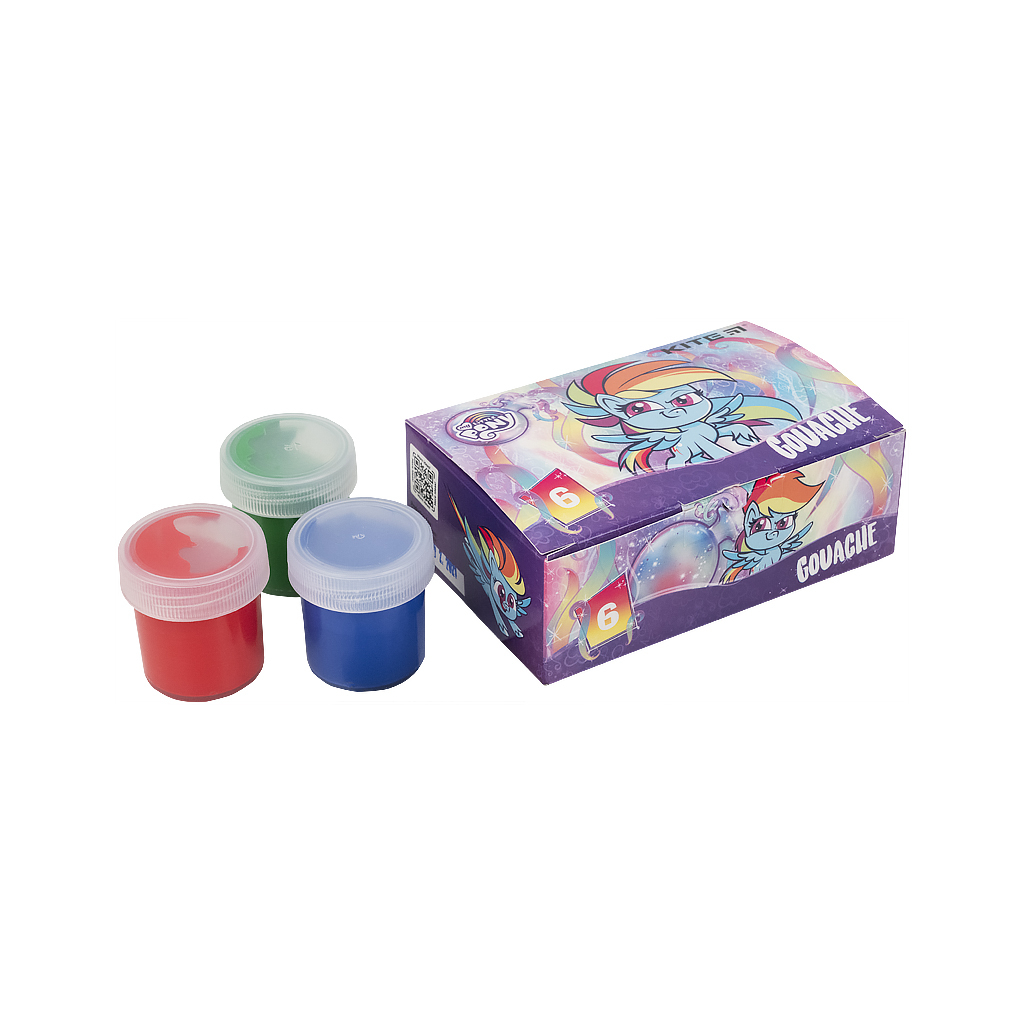 Гуашеві фарби Kite My Little Pony 6 кол., 20мл (LP21-062) - зображення 2