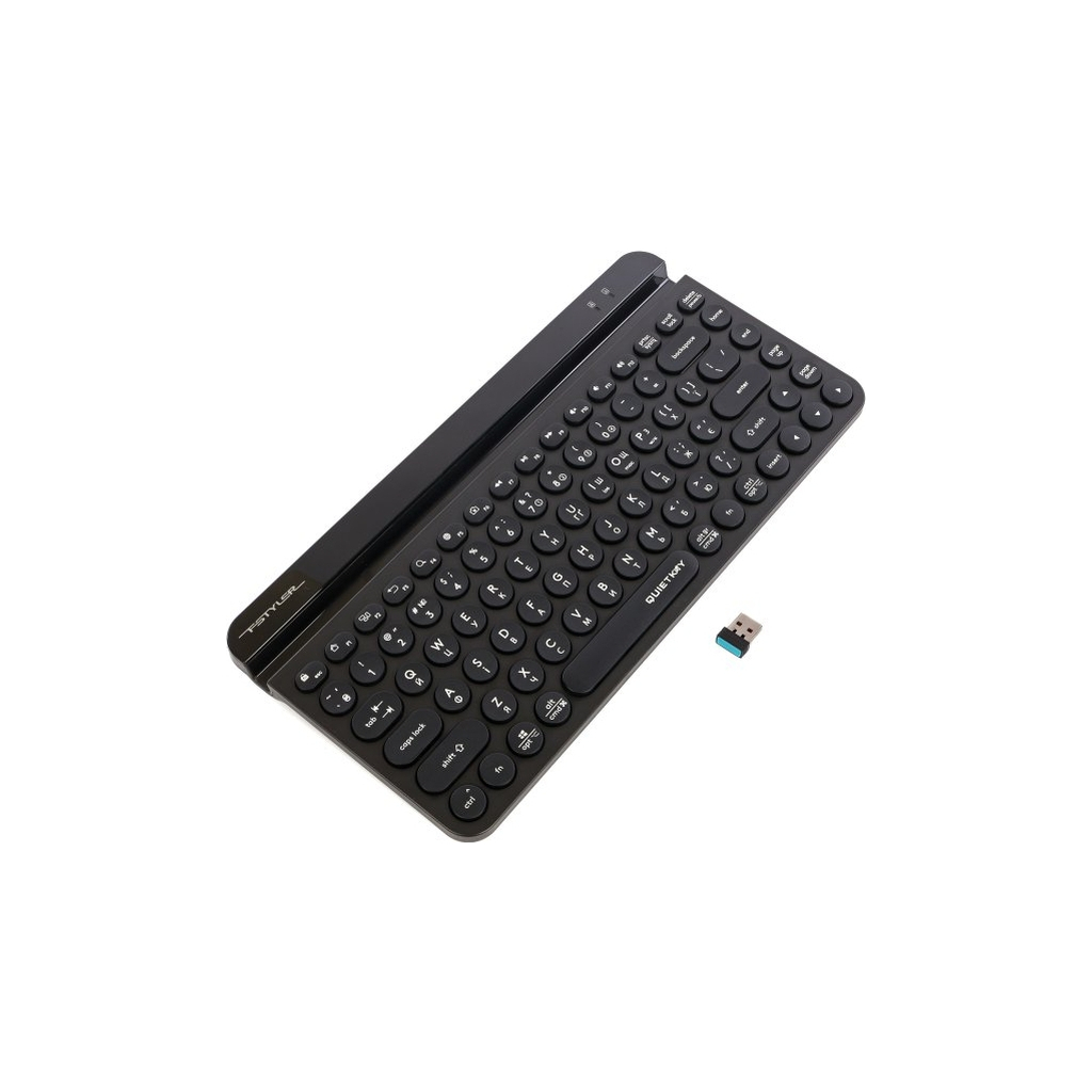 Клавіатура A4Tech FBK30 Wireless/Bluetooth Black (4711421972499) - зображення 4