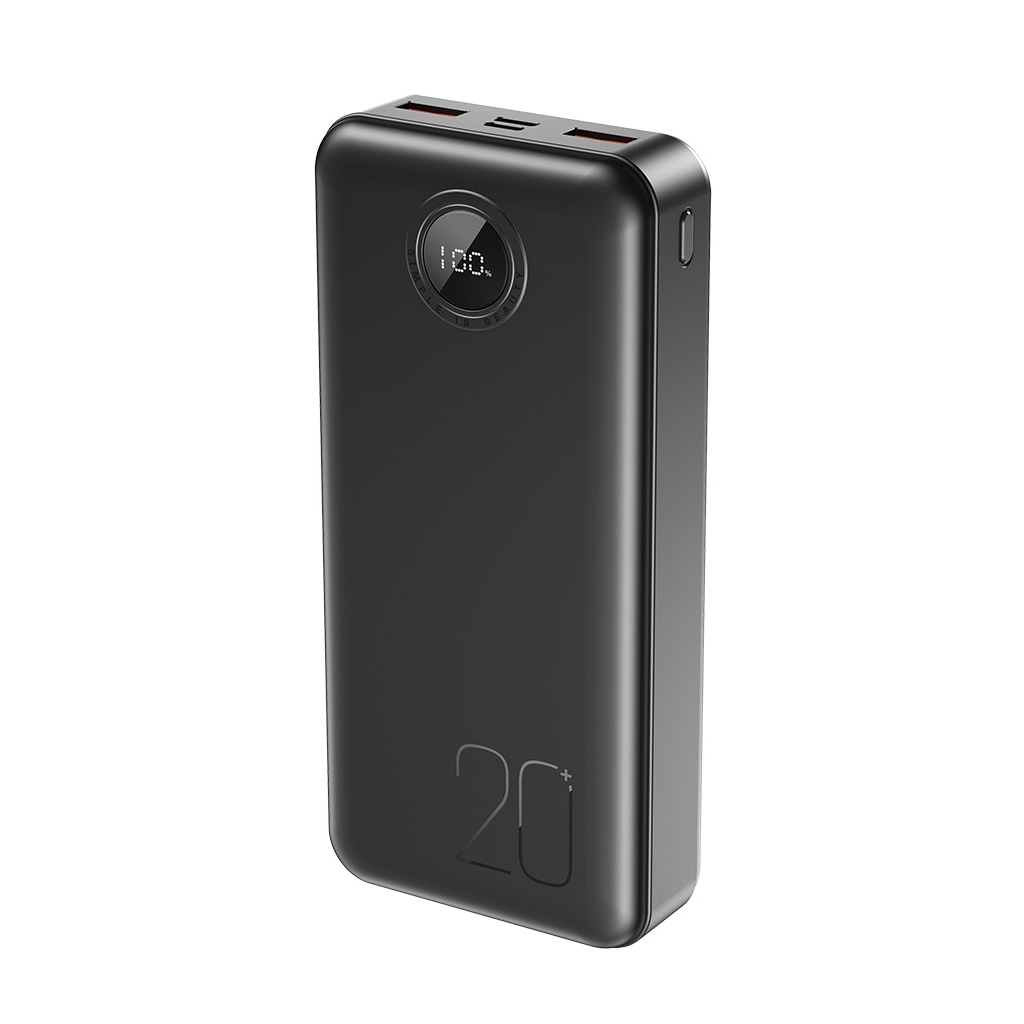 Батарея універсальна XO 20000mAh, PD/20W, QC/22.5W, black (PR239_Black) - зображення 3