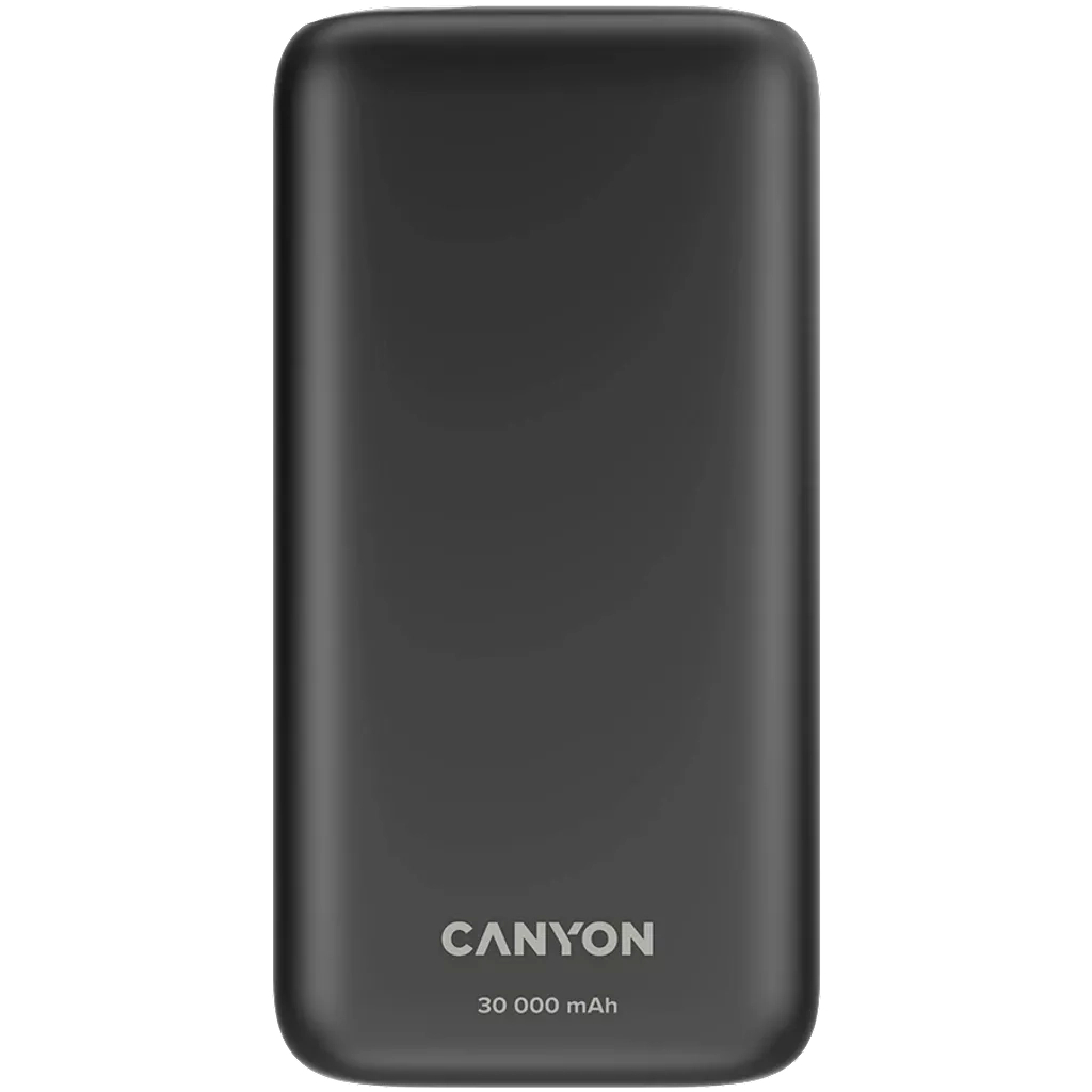 Батарея універсальна Canyon PB-301 30000mAh PD/20W, QC/3.0 (CNE-CPB301B) - зображення 1