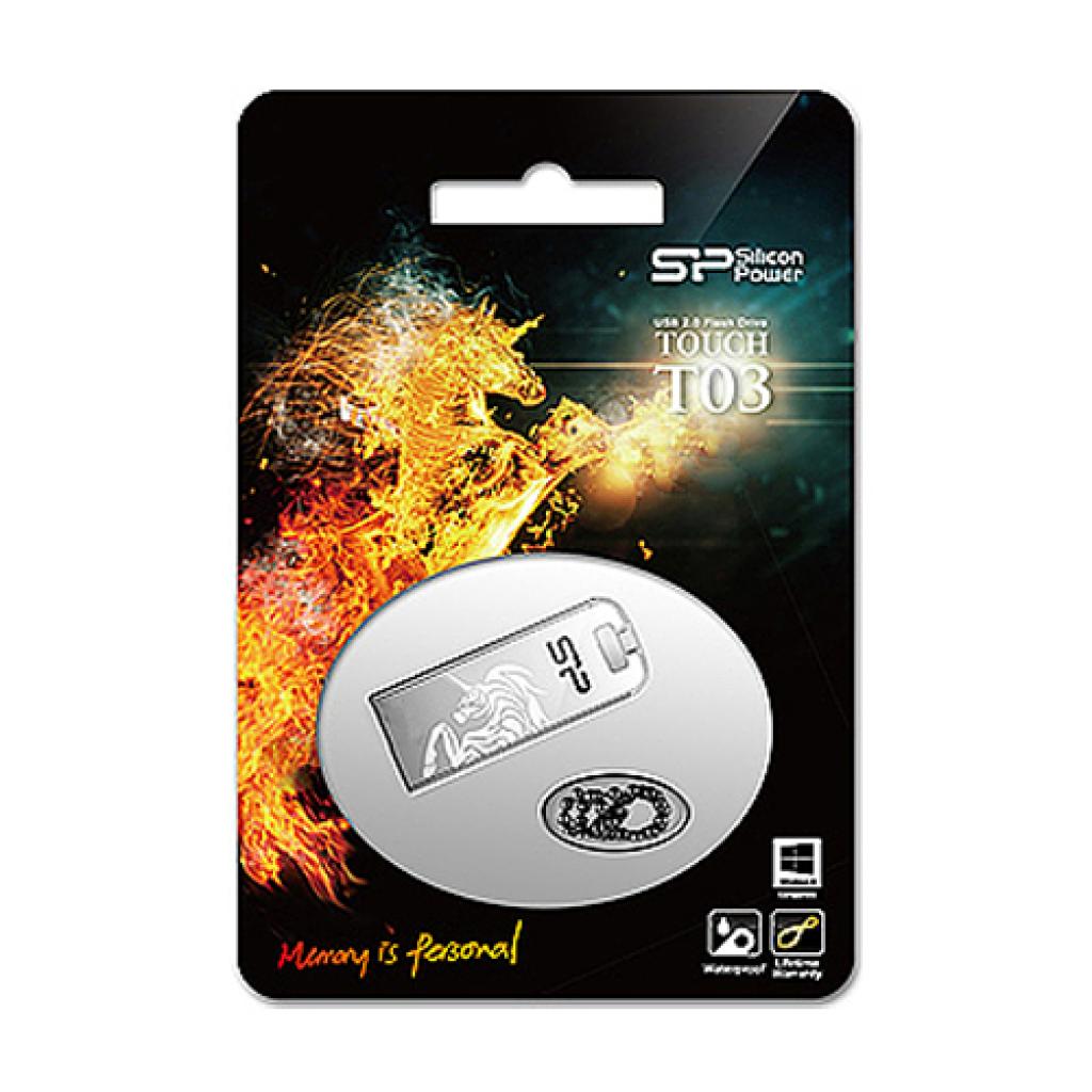 USB флеш накопичувач Silicon Power 8Gb Touch T03 horse-year edition (SP008GBUF2T03V1F14) - зображення 3