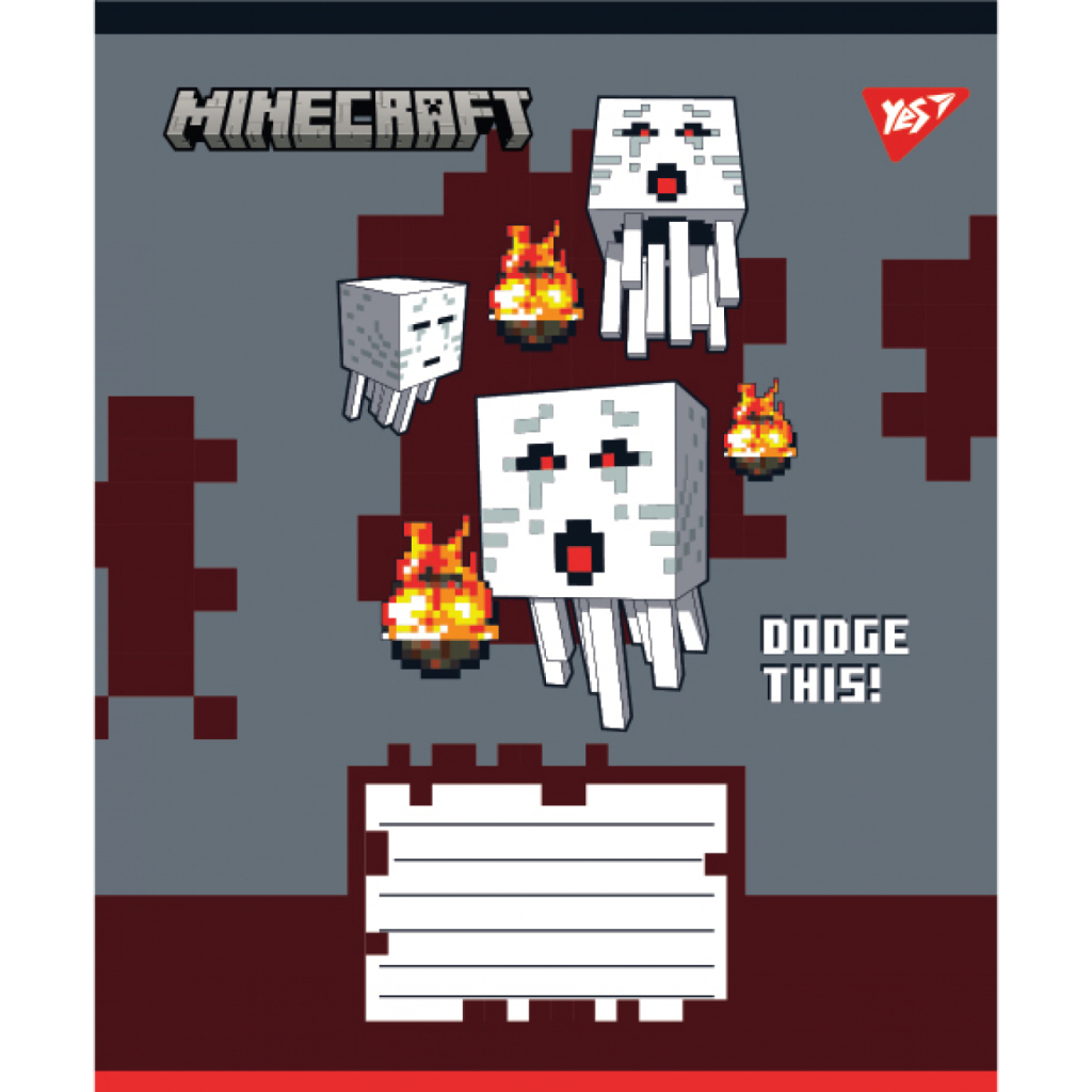 Зошит Yes Minecraft Walls А5 24 аркушів клітинка (767568) - зображення 5