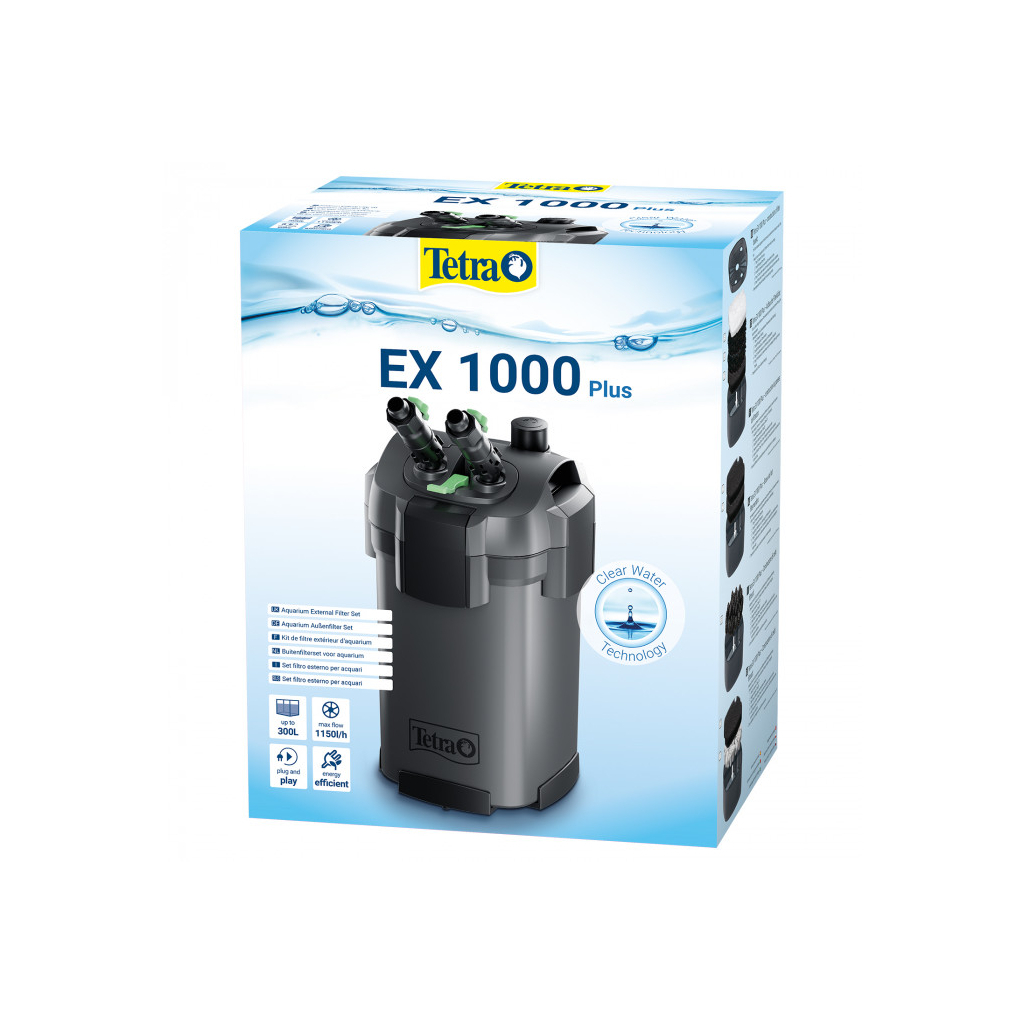 Фільтр для акваріума Tetra External EX 1000 (4004218302761) - изображение 1
