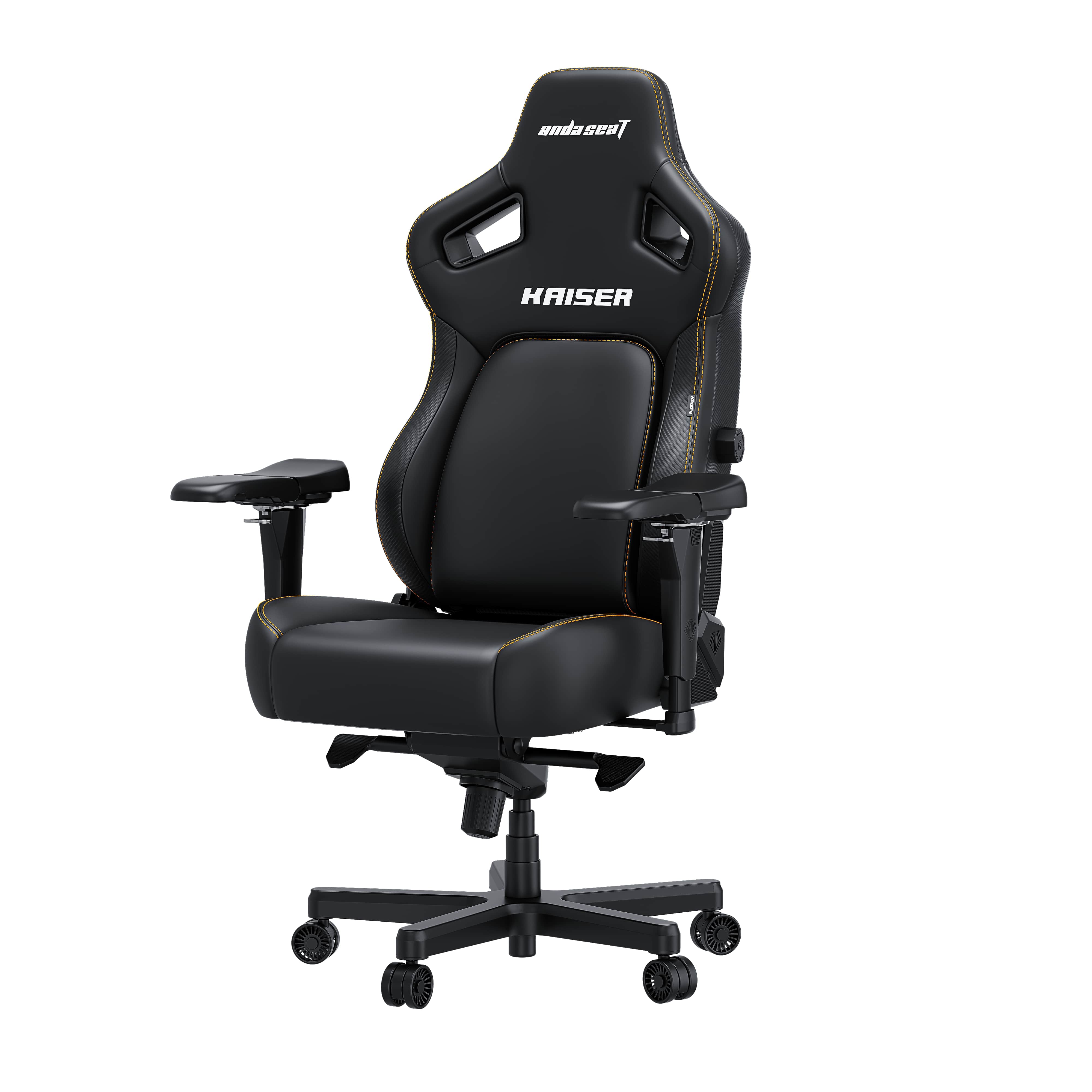 Крісло для геймерів Anda Seat Kaiser 4 Size L Black Premium PVC (AD12YDDC-L-20-B-PV/C) - зображення 3