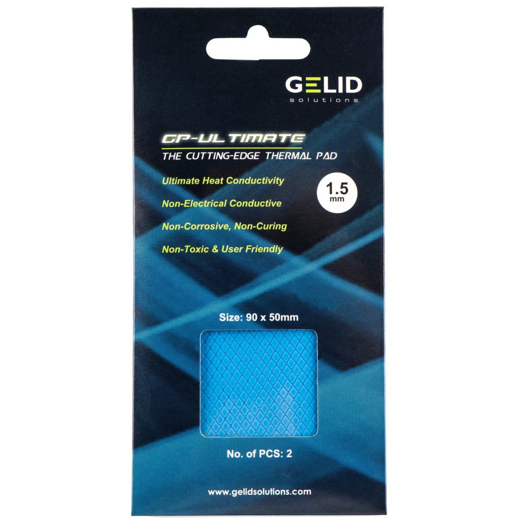 Термопрокладка Gelid Solutions GP-Ultimate Thermal Pad 90x50x1.5 mm, 2 шт (TP-VP04-C) - зображення 2