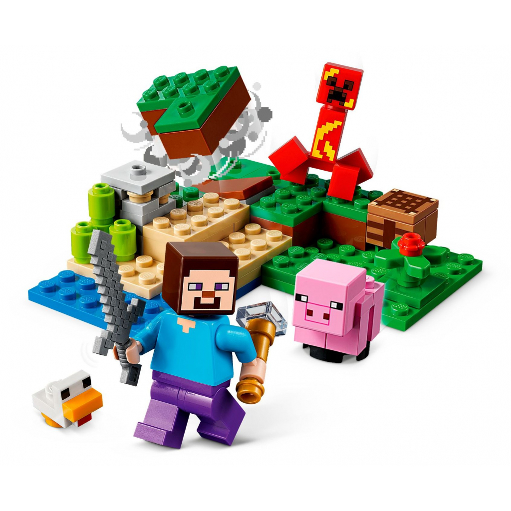 Конструктор LEGO Minecraft Пастка Кріпера 72 деталі (21177) - зображення 5