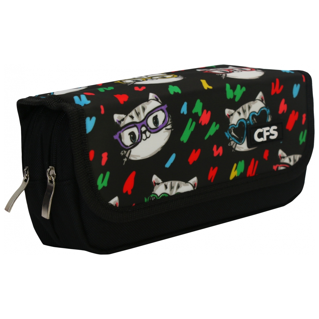 Пенал Cool For School 1 відділення Чорний (CF87231) - зображення 1