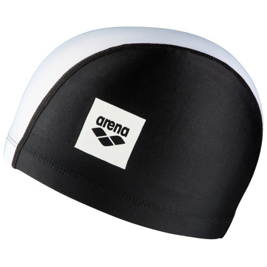 Шапка для плавання Arena Unix II JR 002384-102 чорний, білий Діт OSFM (3468336220757) - зображення 2