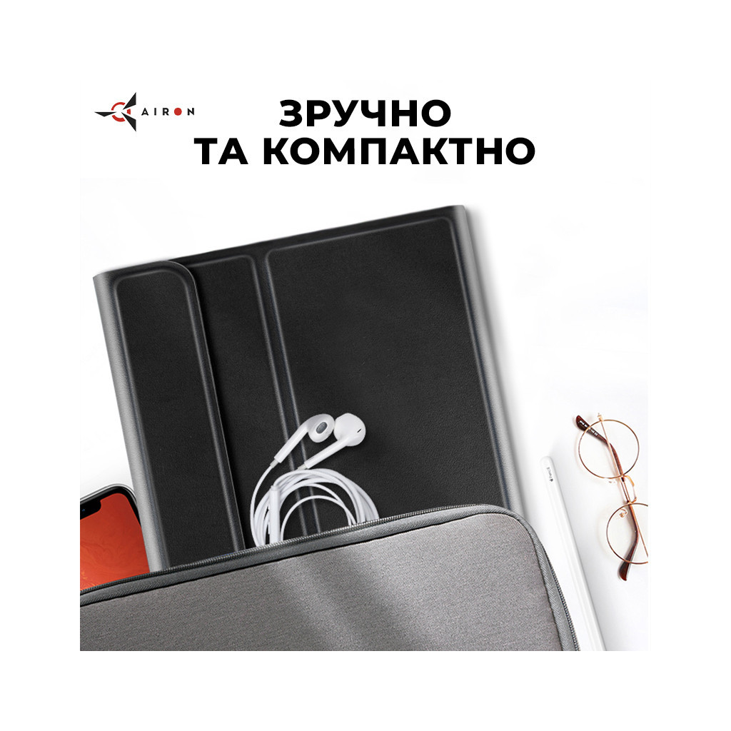 Чохол до планшета AirOn Premium Samsung Galaxy Tab A9 Plus 11'' 2023 + Bluetooth Keyboard (4822352781115) - зображення 5