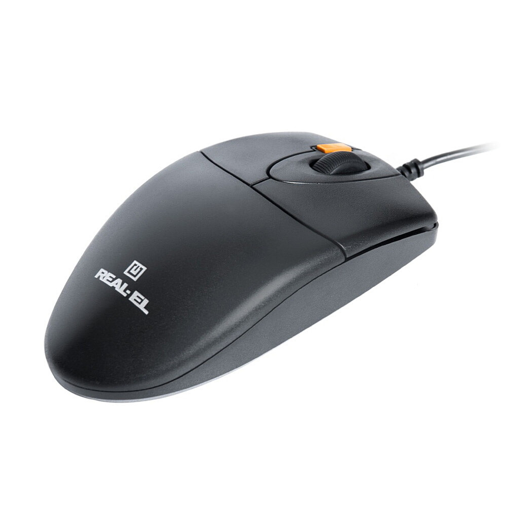Мишка REAL-EL RM-220 Black - зображення 3