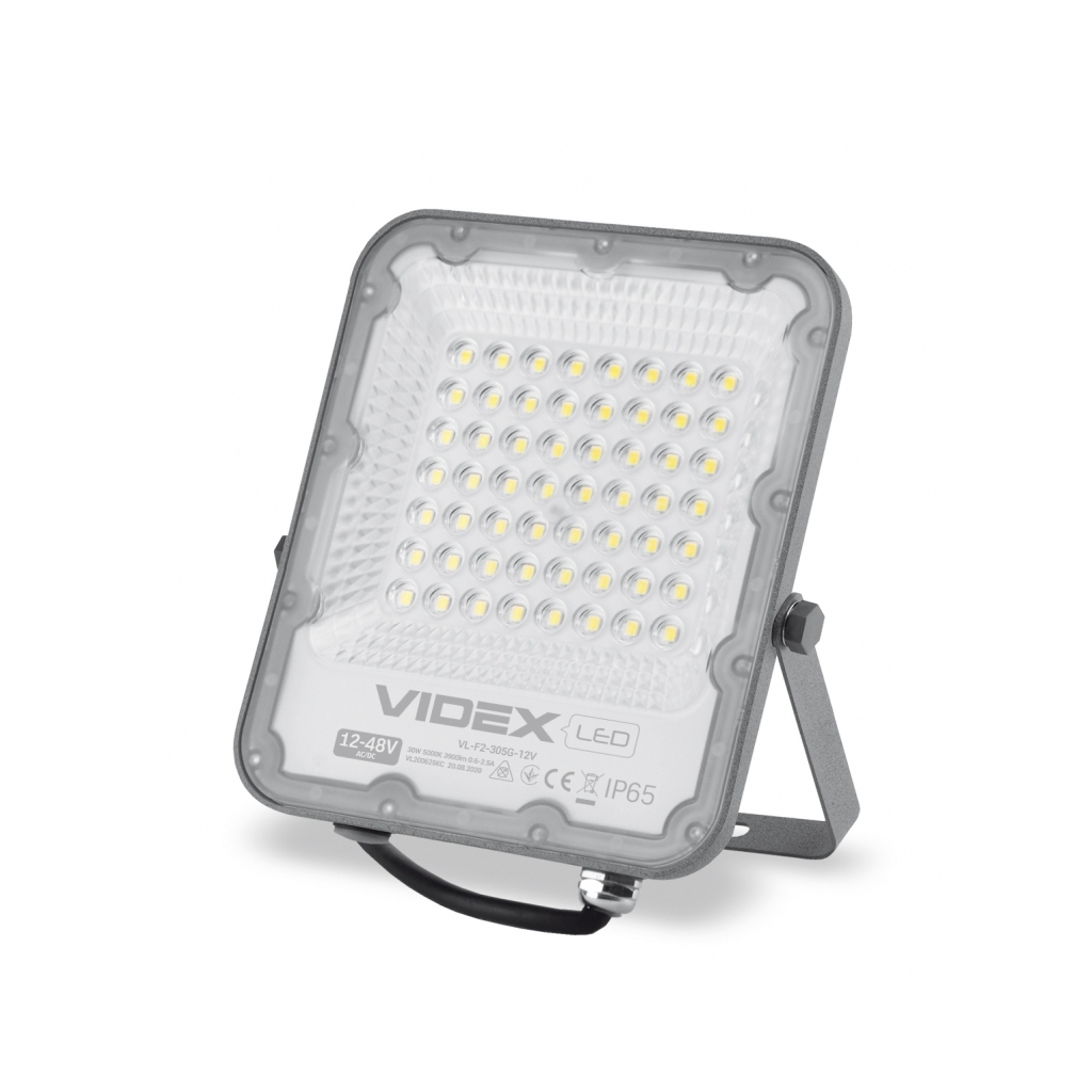 Прожектор Videx LED PREMIUM VIDEX F2 30W 5000K (VL-F2-305G) - зображення 1