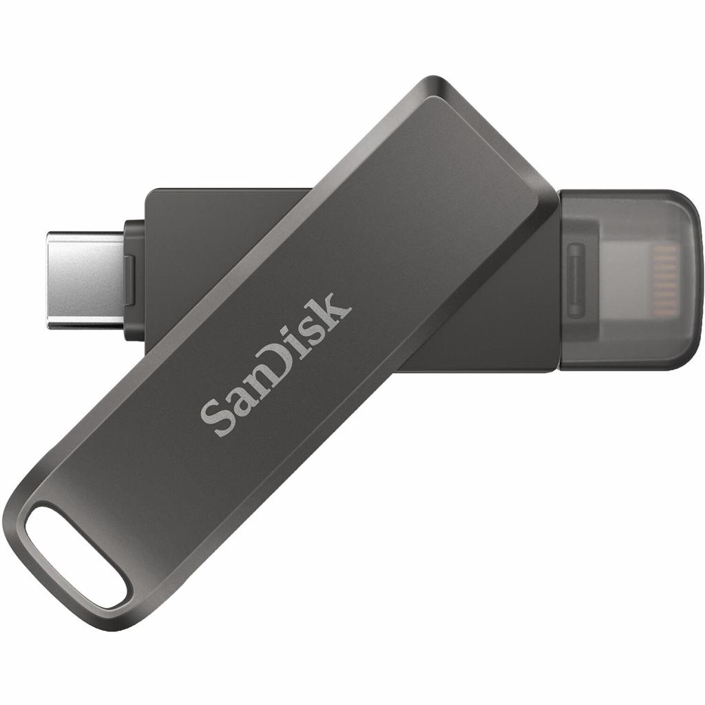 USB флеш накопичувач SanDisk 64GB iXpand Drive Luxe Type-C /Lightning (SDIX70N-064G-GN6NN) - зображення 2