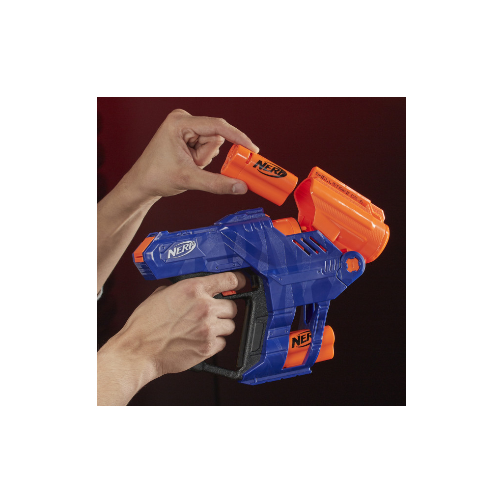 Іграшкова зброя Hasbro Nerf Elite Shellstrike DS-6 (E6170) - зображення 5