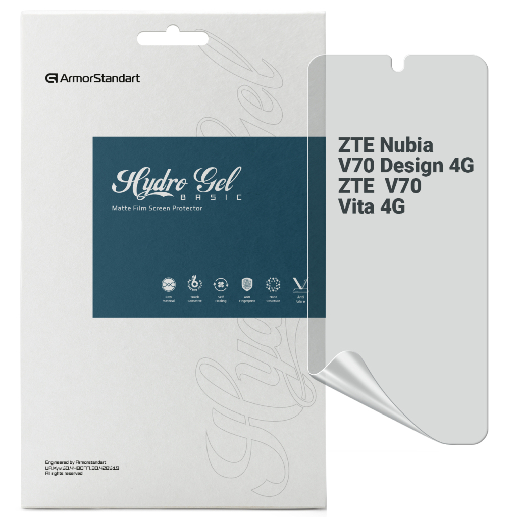 Плівка захисна Armorstandart Matte ZTE Nubia V70 Design 4G / V70 Vita 4G (ARM83047) - зображення 1