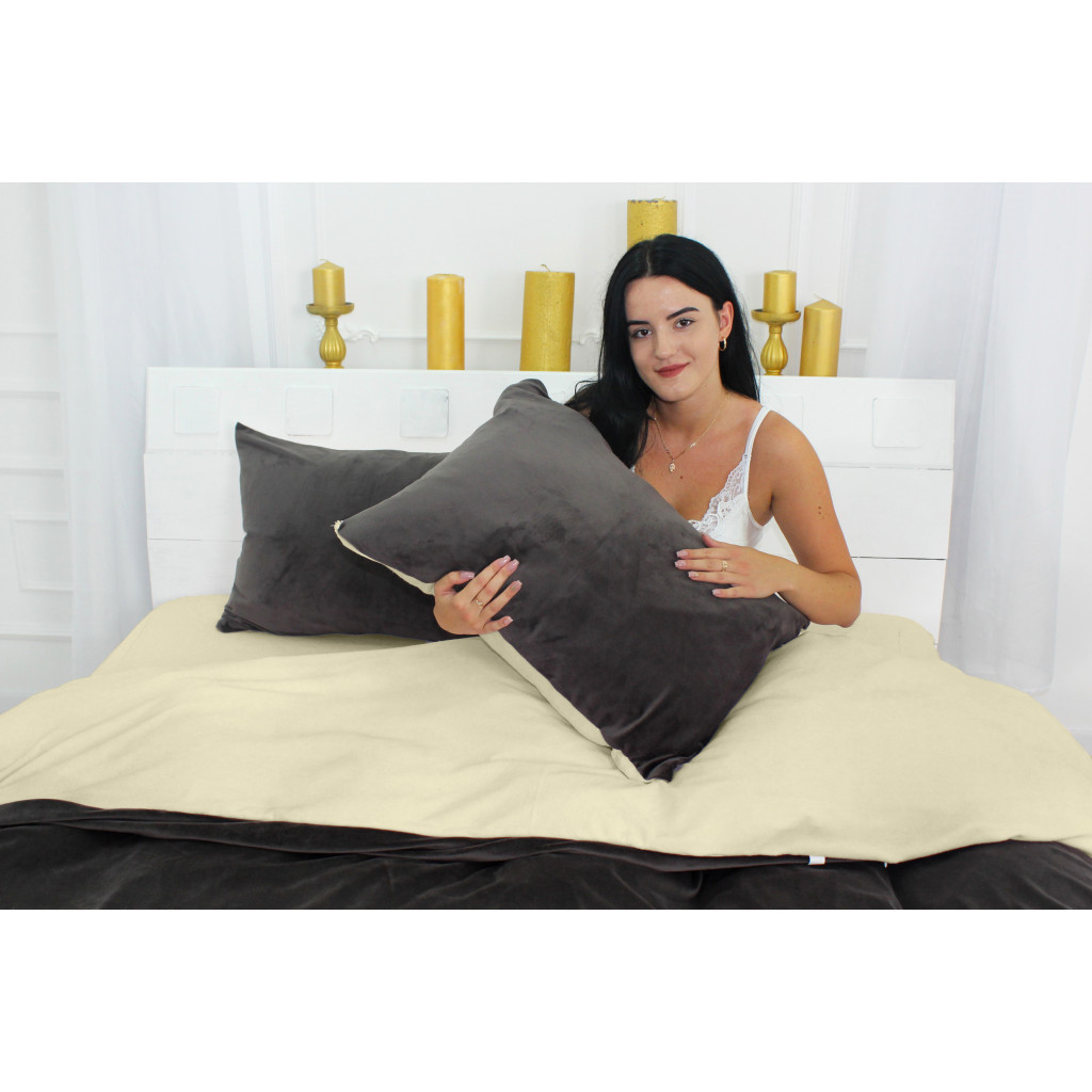 Постільна білизна MirSon Велюр Winter Terry 28-0026 Tulip Євро (2200004018867) - зображення 3