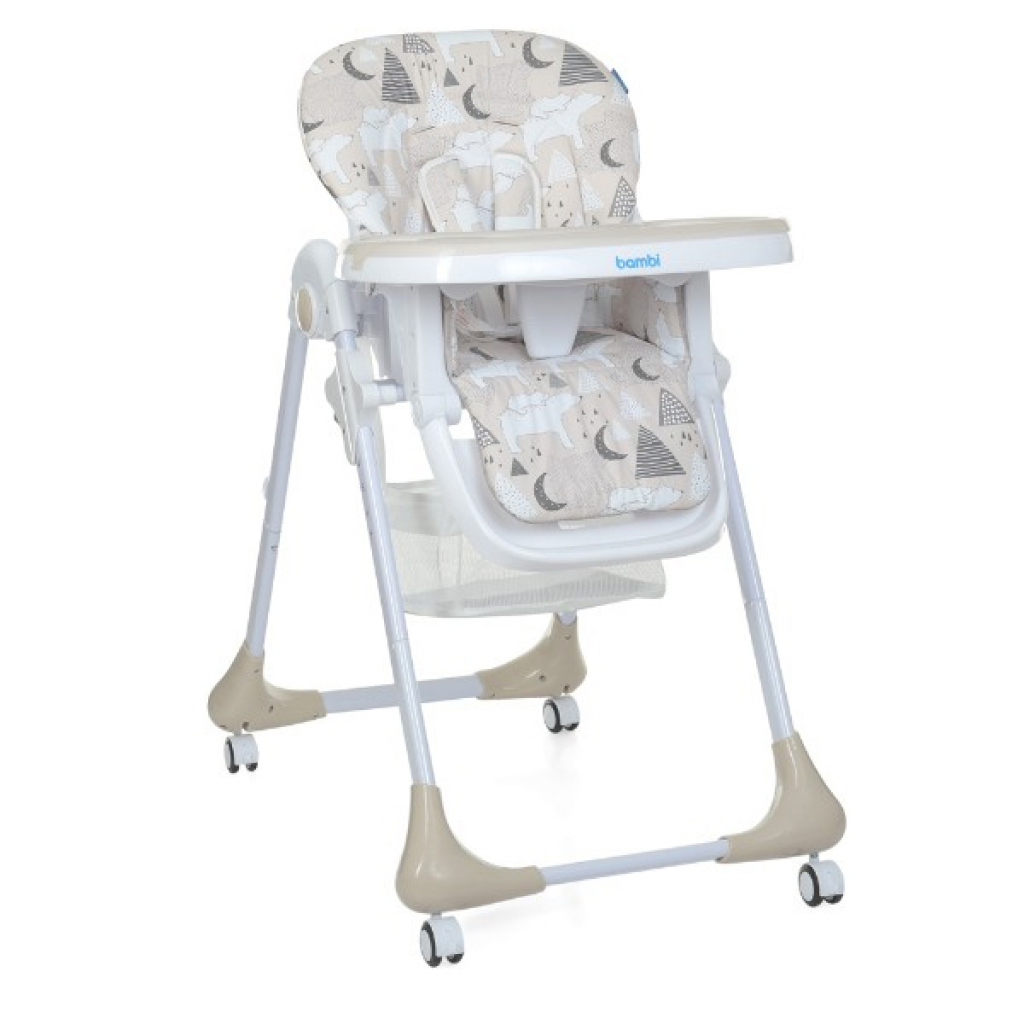 Стілець для годування Bambi M 3233 mommy bear beige - зображення 1