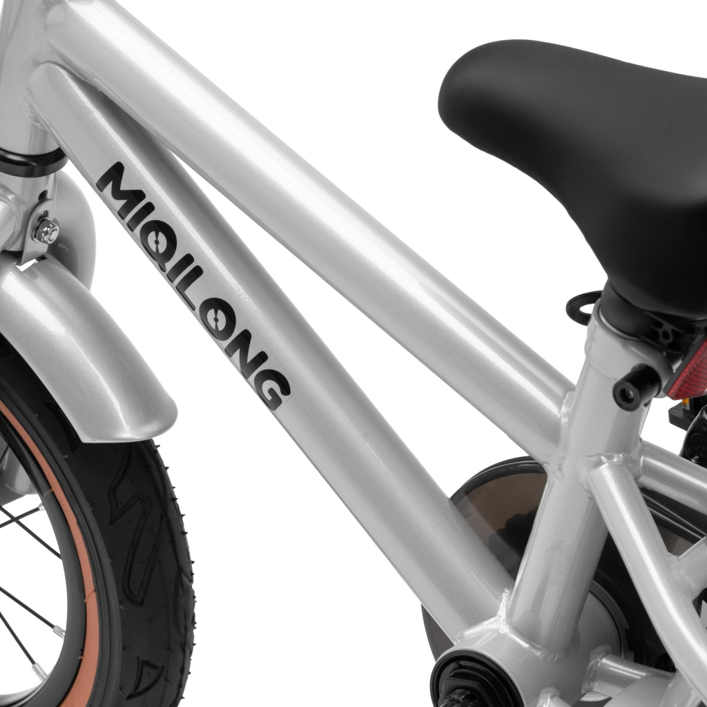 Дитячий велосипед Miqilong ST 12" сріблий (RBB-ST12-SILVER) - зображення 9