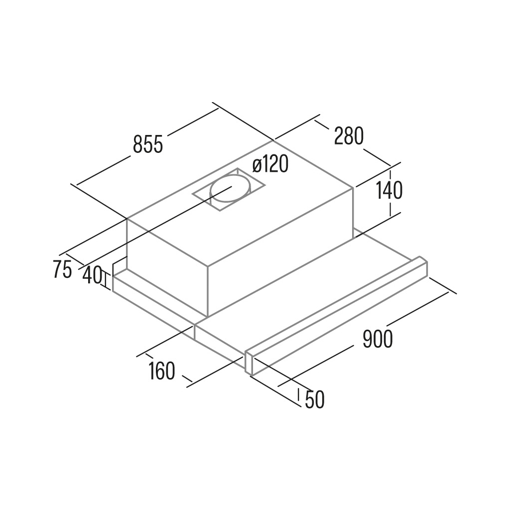 Витяжка кухонна Cata TF-2003 DurAlum 900 (02094305) - зображення 2