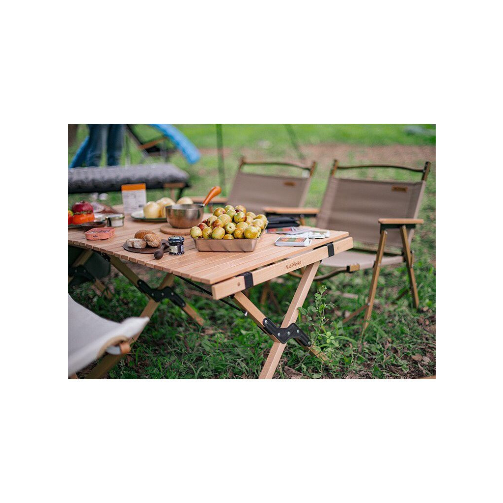 Туристичний стіл Naturehike NH19JJ009 Light Wood (6927595707388) - зображення 6