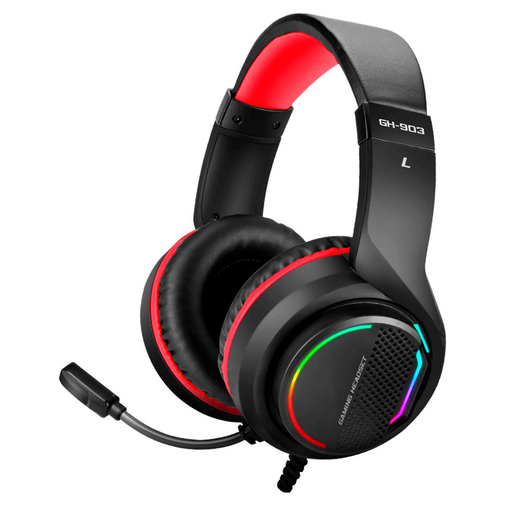 Навушники Xtrike ME GH-903 RGB-LED Black (GH-903) - зображення 1