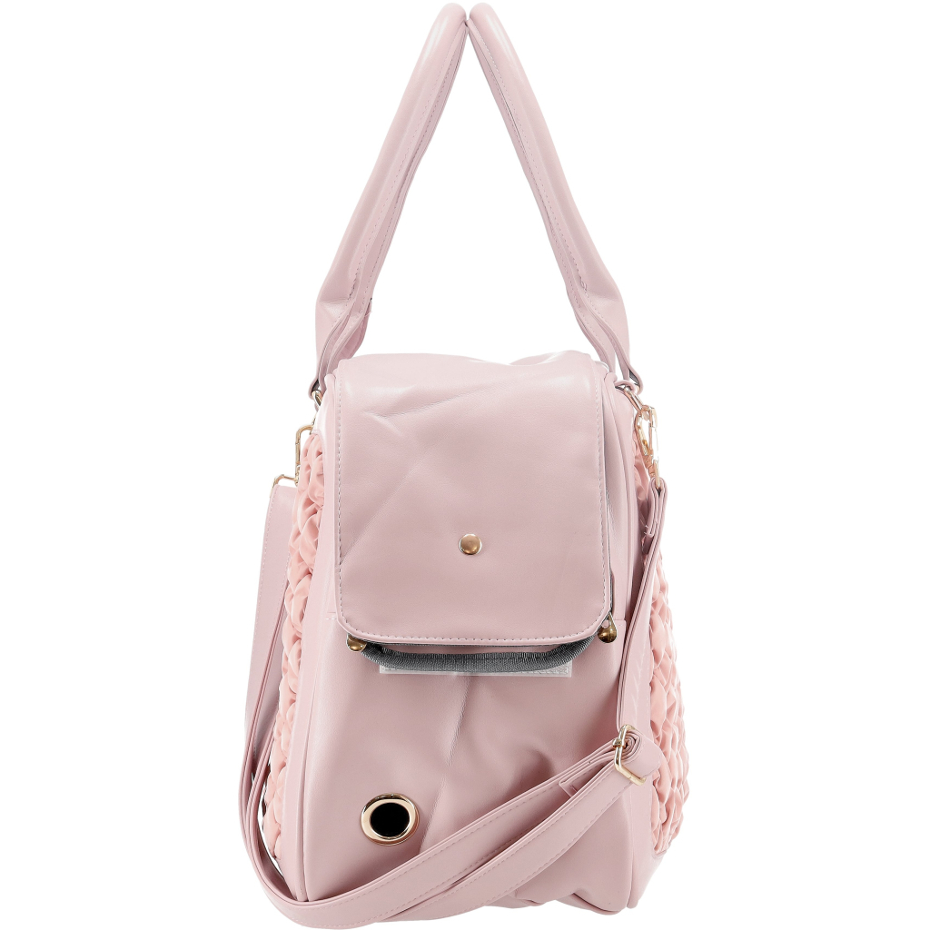 Переноска для тварин MISOKO&CO 40x19.5x30 см рожева (YIWUMSK70156) - зображення 3