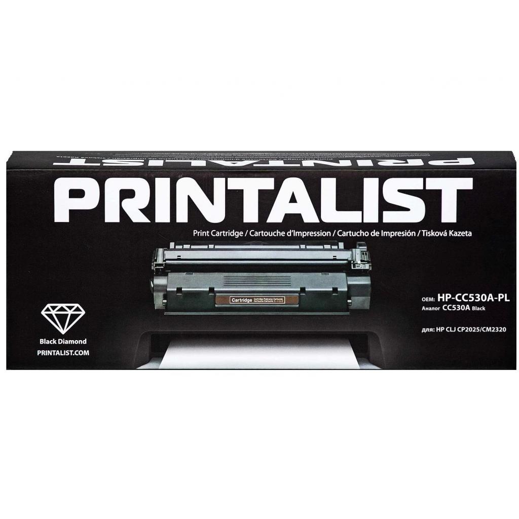 Картридж Printalist HP CLJ CP2025/CM2320, CC530A Black (HP-CC530A-PL) - зображення 1