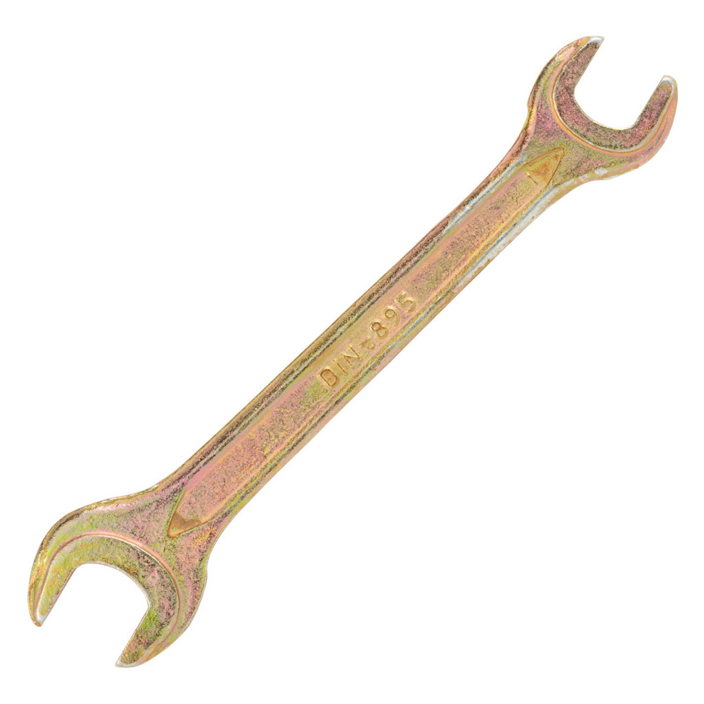 Ключ Sigma ріжковий 10x12мм жовтий цинк (6025121) - зображення 4