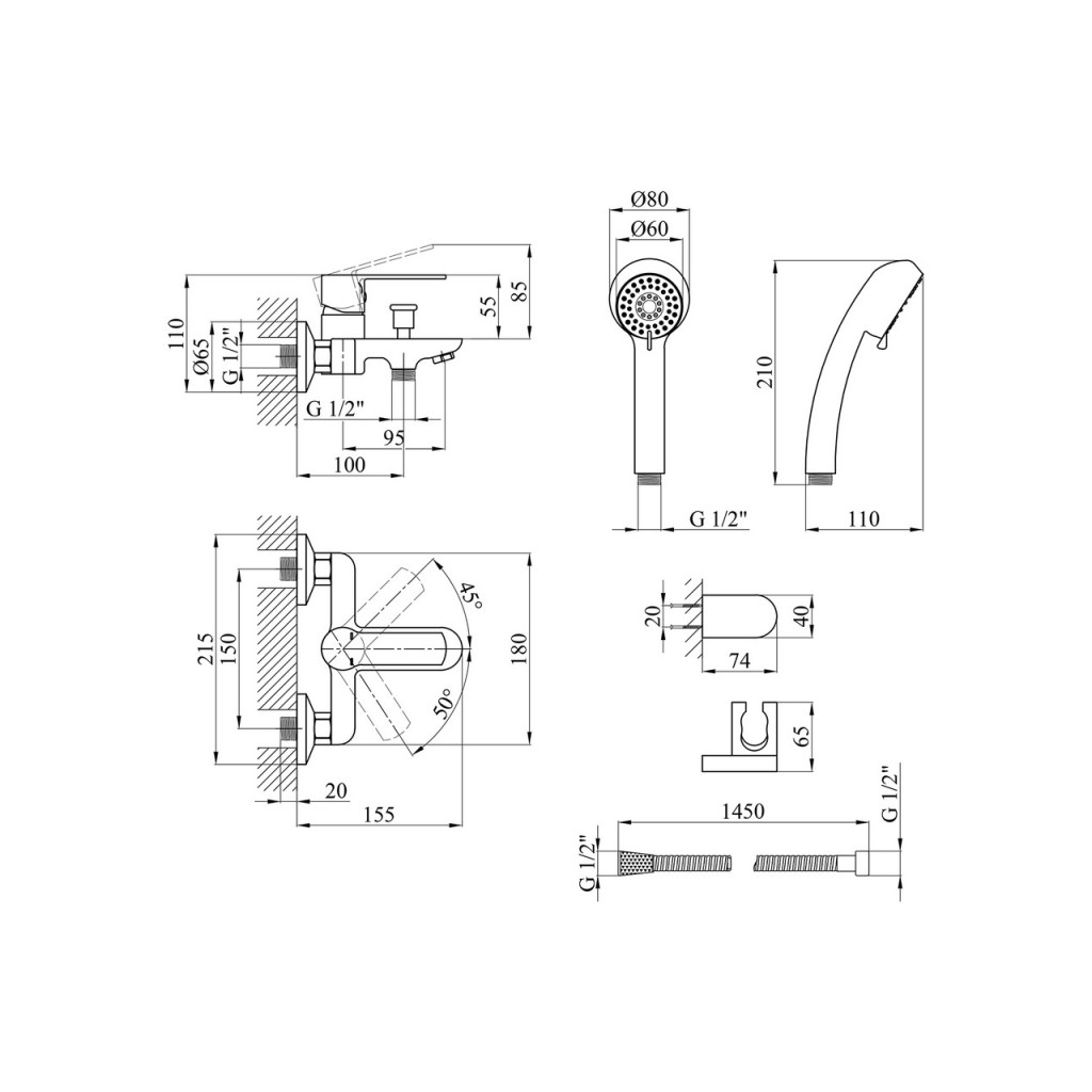 Змішувач Kroner Bremen-C060 (CV012070) - изображение 9