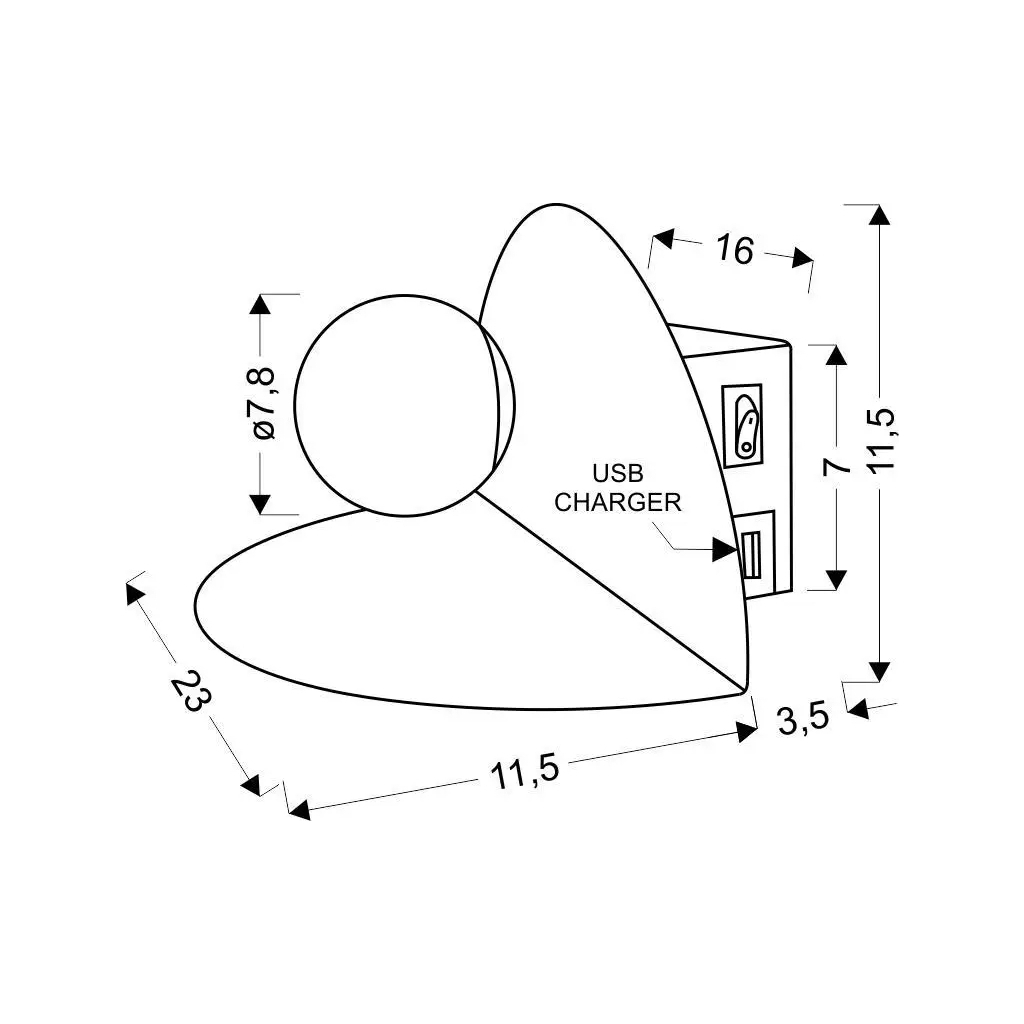Світильник Candellux 21-76038 ZENIT (21-76038) - изображение 2