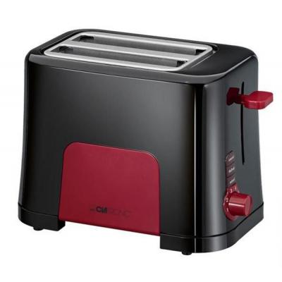 Тостер Clatronic TA 3551 black-red - зображення 1