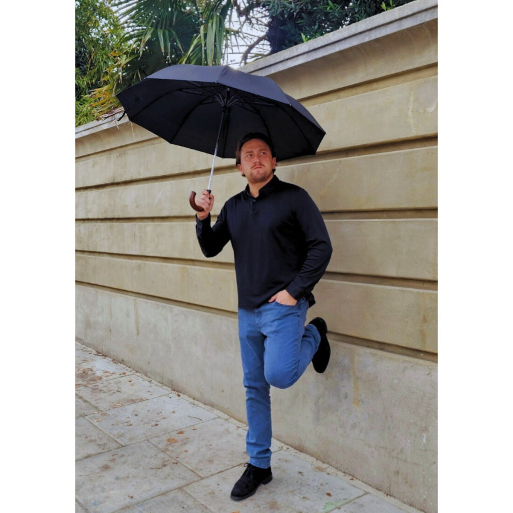 Парасоля Fulton Magnum-1 Auto G512 Black (G512-000632) - зображення 4