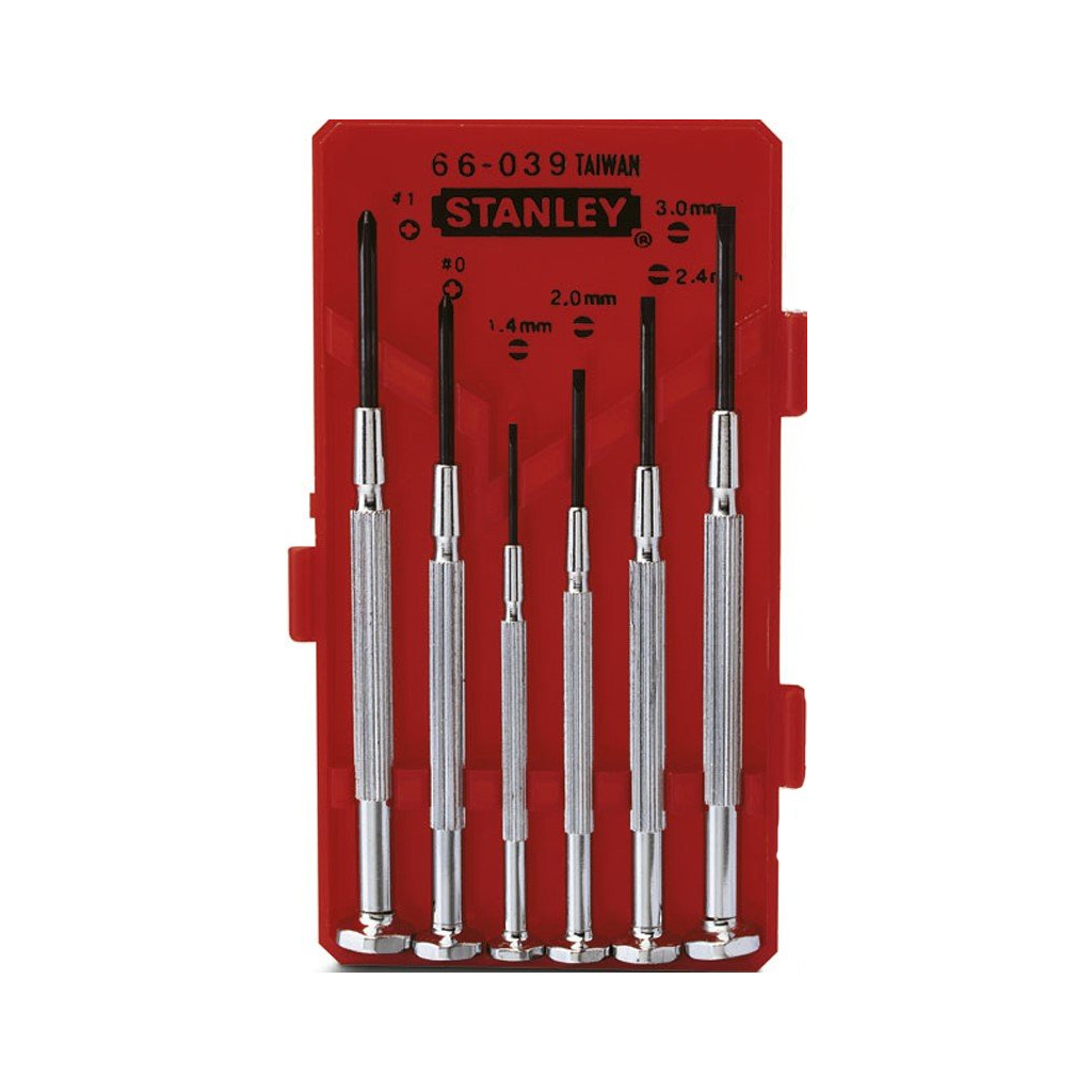 Набір викруток Stanley отверток точной механики Watchmaker 6шт. (1-66-039) - зображення 2