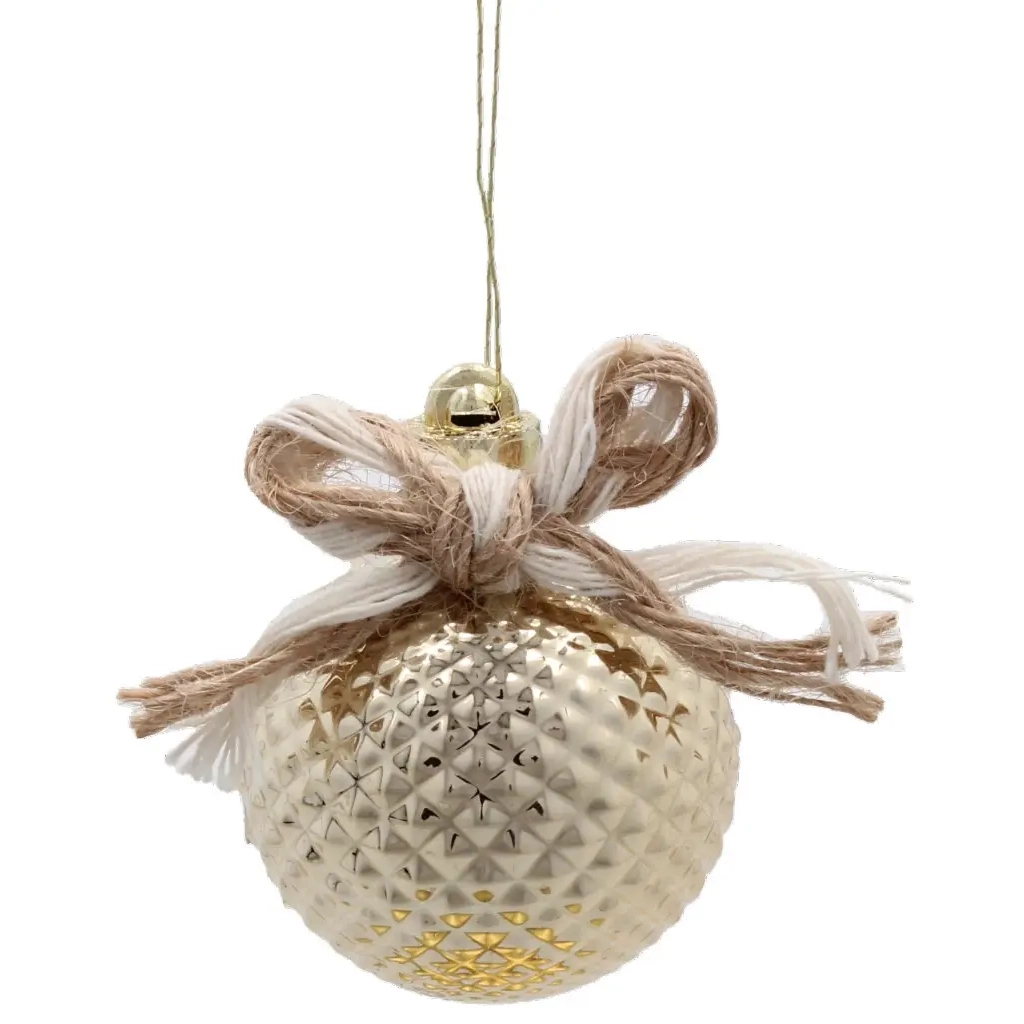 Ялинкова іграшка Chomik пластикові прикраси мікс, 24 шт, срібний, шампань (5900779897205) - изображение 9