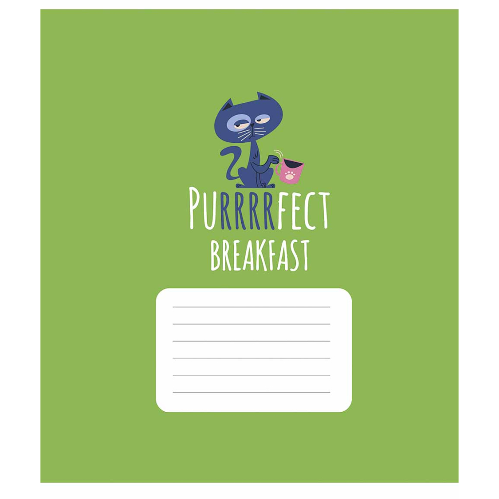 Зошит Школярик Purrrfect cats 18 аркушів клітинка (018-3562K) - зображення 3