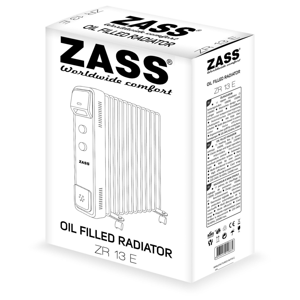 Обігрівач ZASS ZR 13 E (ZR13E) - зображення 5